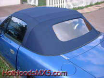 Mazda MX5 Replacement hoods/soft-tops with glass rear window :: Fitted on site, mobile fitting or mail order.