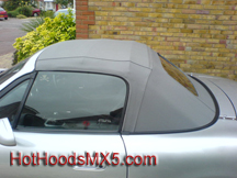 Mazda MX5 Replacement hoods/soft-tops with glass rear window :: Fitted on site, mobile fitting or mail order.