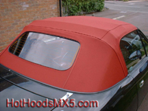 Mazda MX5 Replacement hoods/soft-tops with glass rear window :: Fitted on site, mobile fitting or mail order.